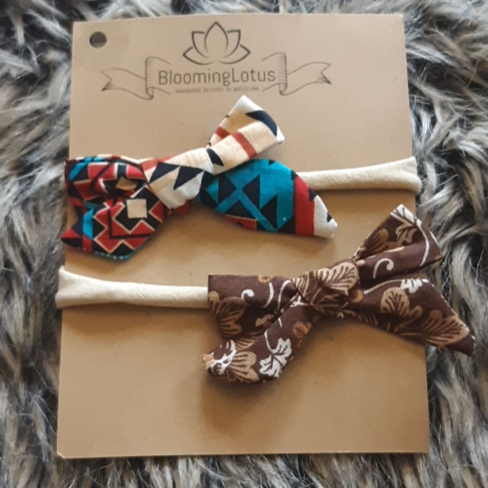 Floral and western nylon headbands